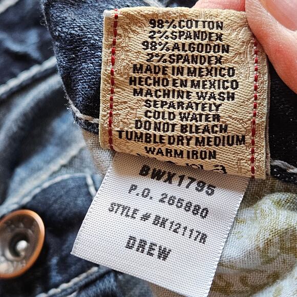 BKE Denim Women's Drew Jeans Buckle Bootcut Stretch Western Size 28 - Picture 7 of 11
